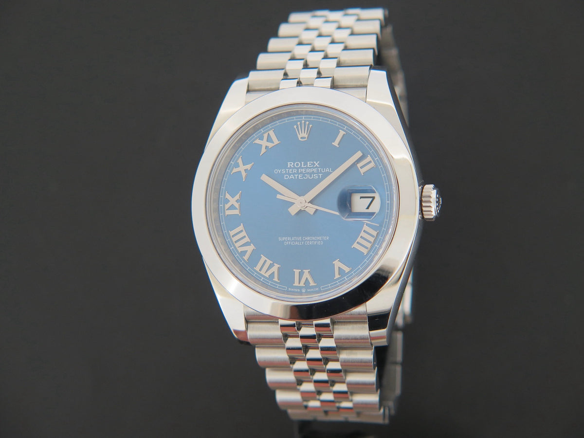 Rolex Datejust 41 Azzurro Dial 126300  (1)