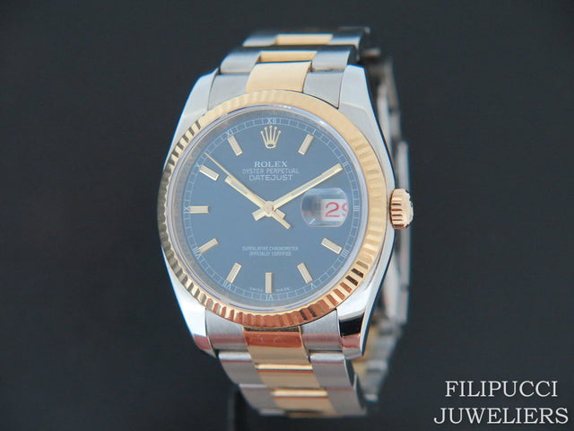 Rolex Datejust Gold/Steel Blue Dial