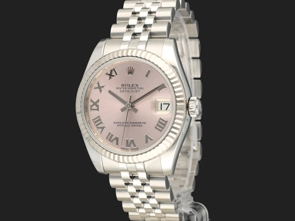 Rolex Datejust 31 Pink Roman Dial 178274 (1)