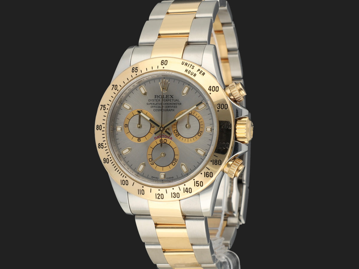 Rolex Daytona Gold/Steel Grey Dial 116523 (1)