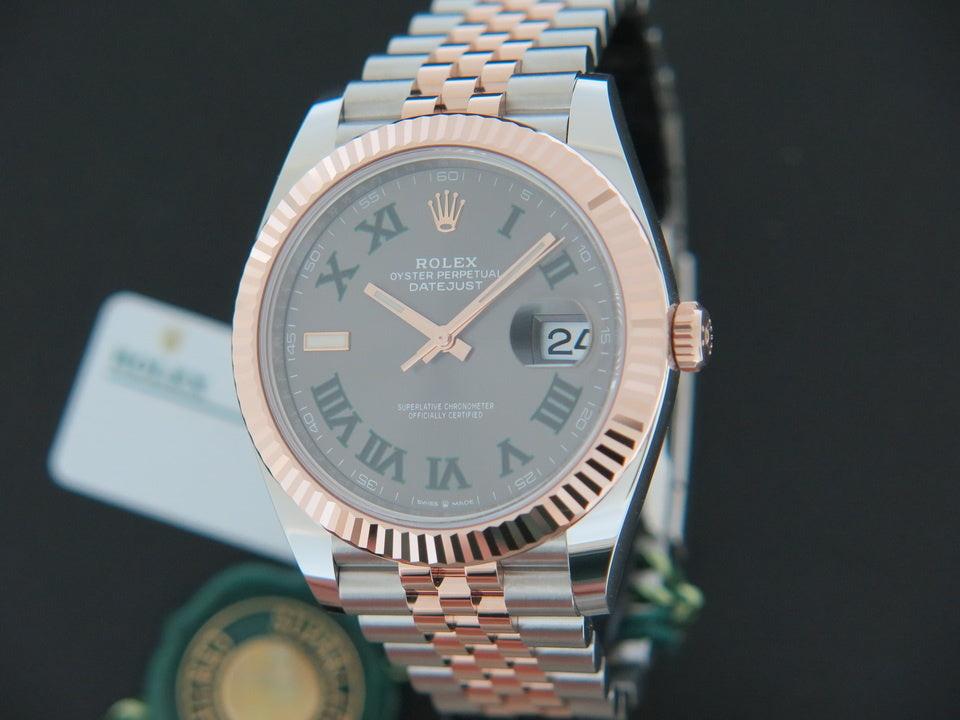 Rolex Datejust 41 Everosegold/Steel Slate Dial 126331 (1)