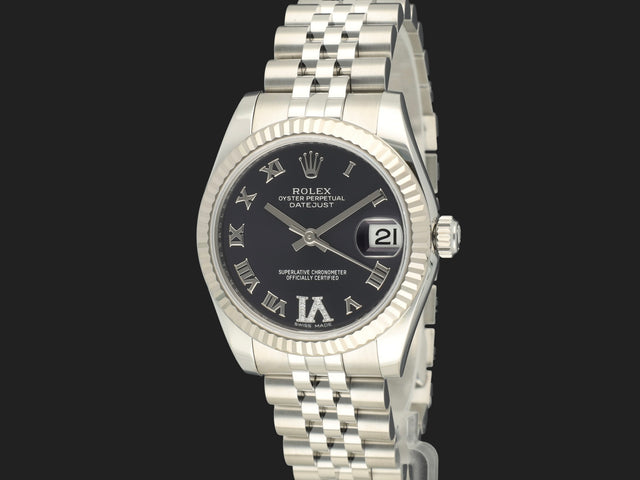 Rolex Datejust 31 Purple Roman Dial 178274