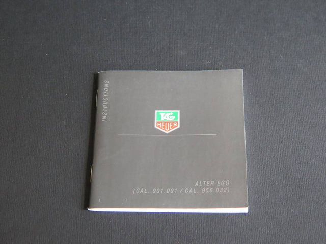 Tag Heuer Instructions Alter Ego Booklet