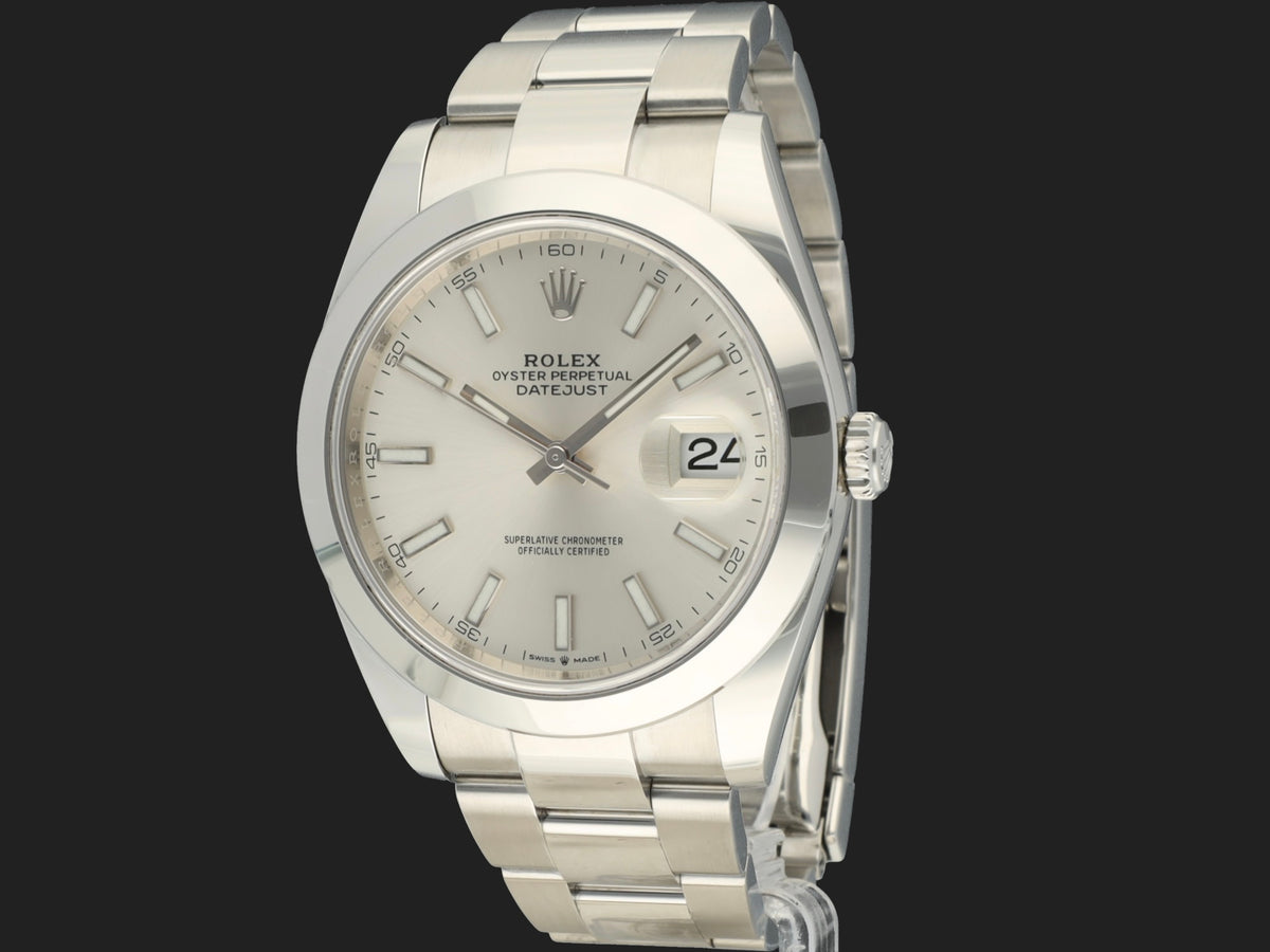 Rolex Datejust 41 Silver Dial 126300 (1)