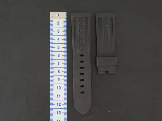 Panerai Rubber Strap 24 MM New