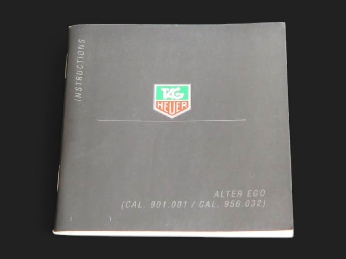 Tag Heuer Instructions Alter Ego Booklet