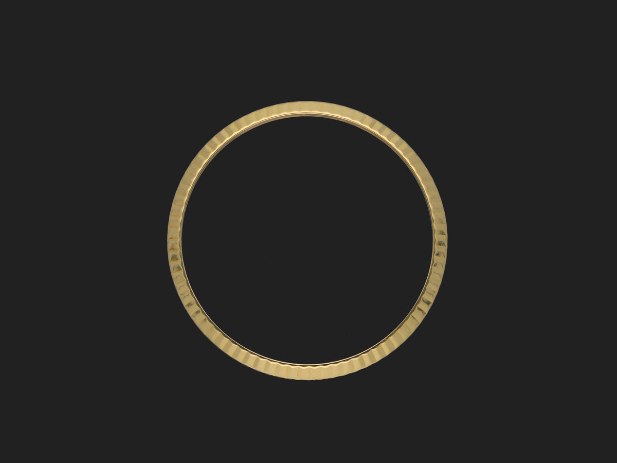 Rolex Yellow Gold Fluted Bezel for 36mm (1)