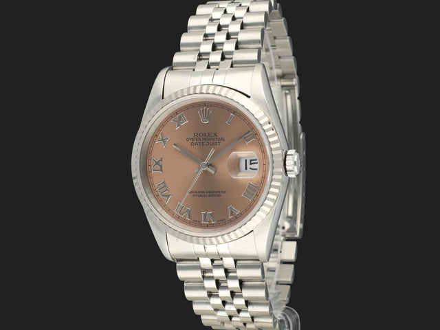 Rolex Datejust Salmon Roman Dial