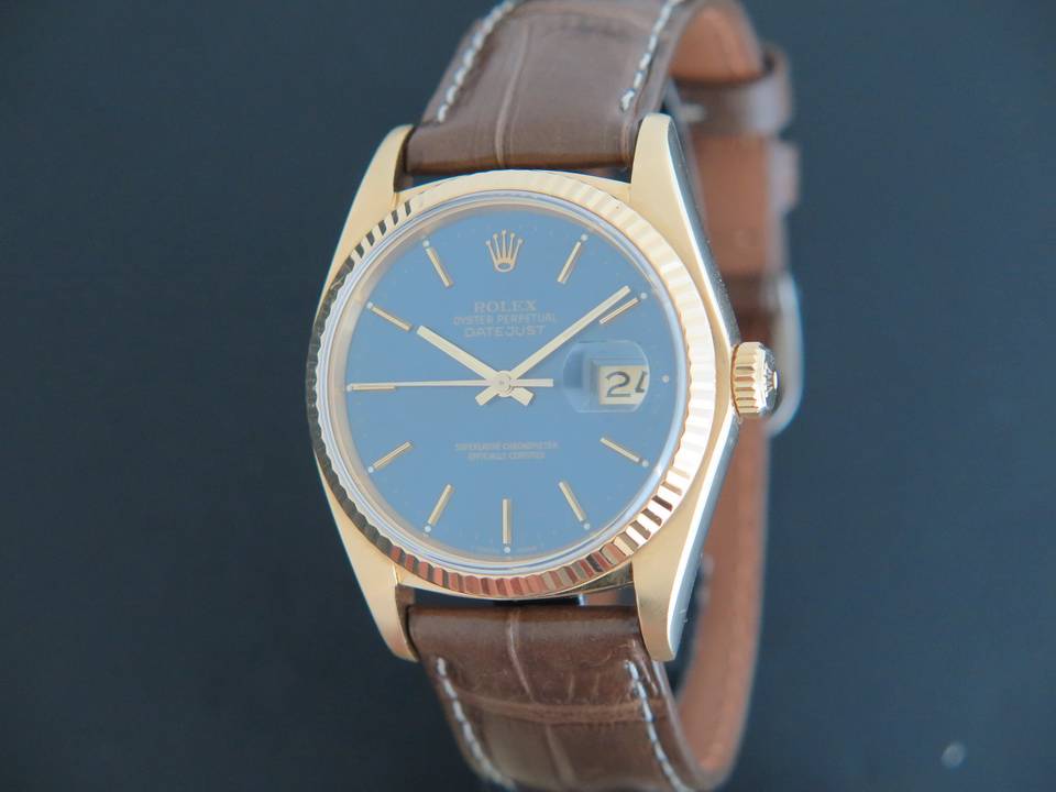 Rolex Datejust Yellow Gold 16018 (1)
