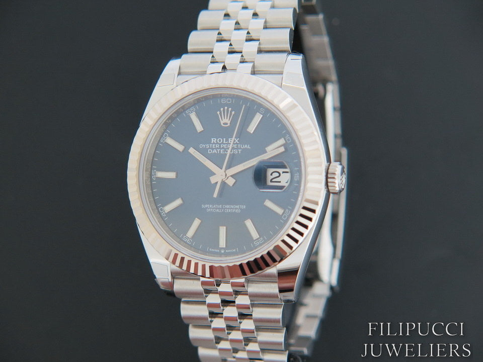 Rolex Datejust 41 Blue Dial 126334 NEW     (1)