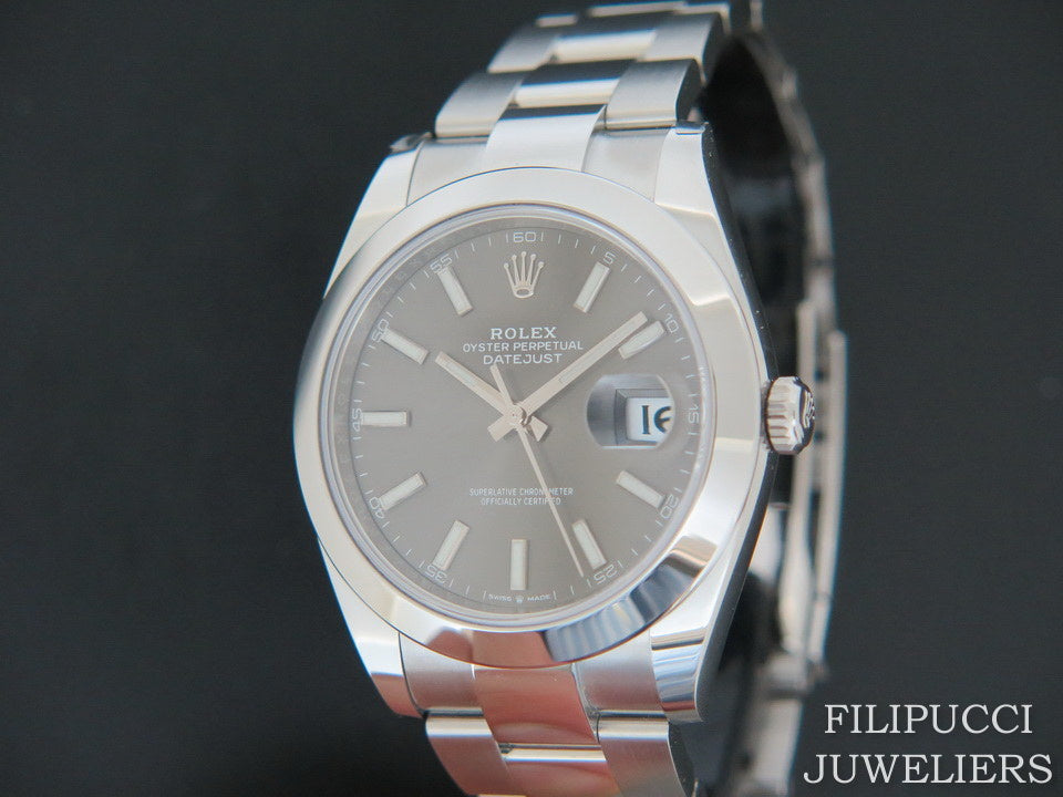 Rolex Datejust 41 NEW 126300 Dark Rhodium  (1)