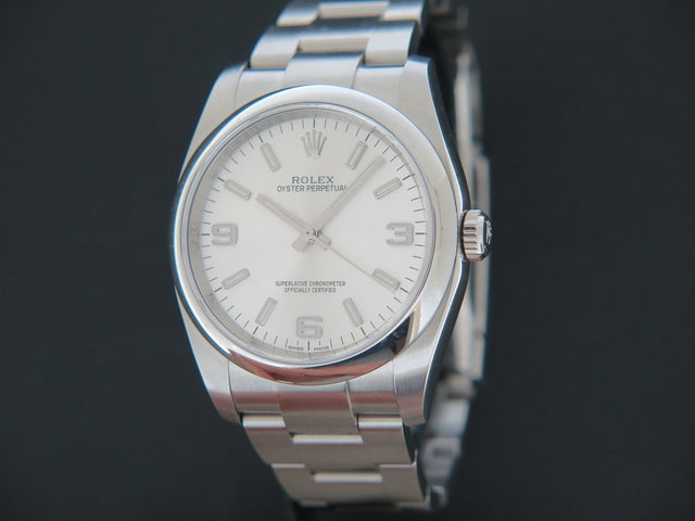 Rolex Oyster Perpetual Silver Dial