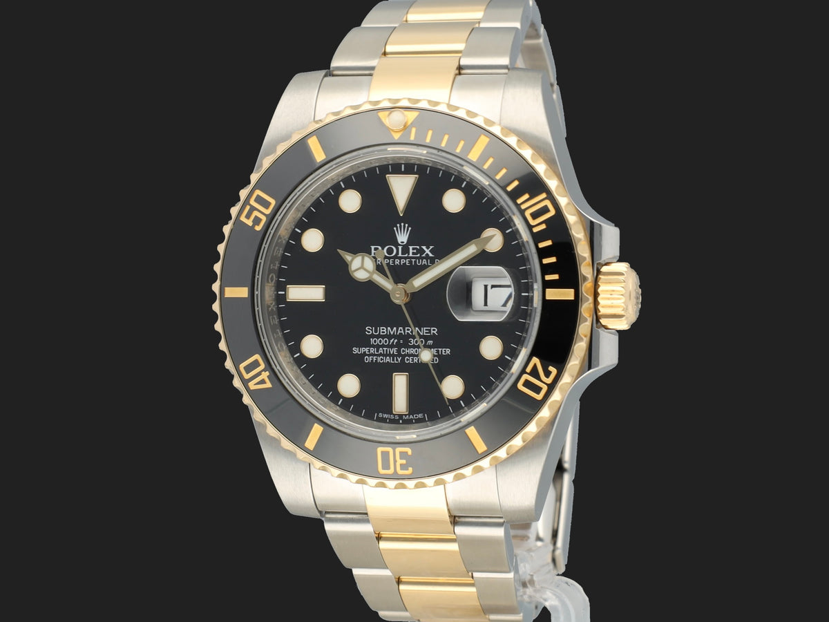 Rolex Submariner Date Gold/Steel 116613LN   (1)