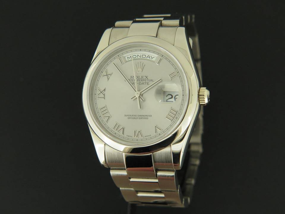 Rolex Oyster Perpetual Day-Date White Gold (1)