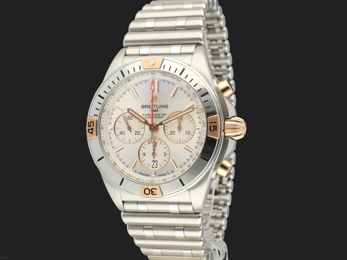 Breitling Chronomat B01 42 Silver Dial IB0134 (1)