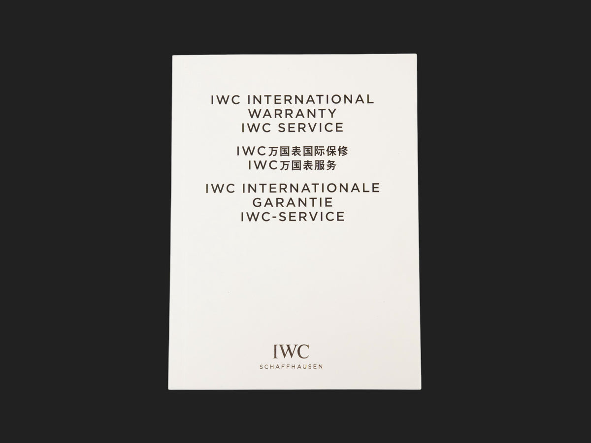IWC Warranty Booklet (1)