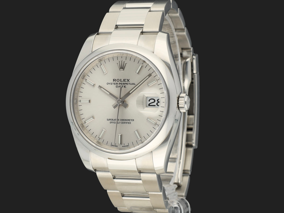 Rolex Date Silver Dial 115200 (1)