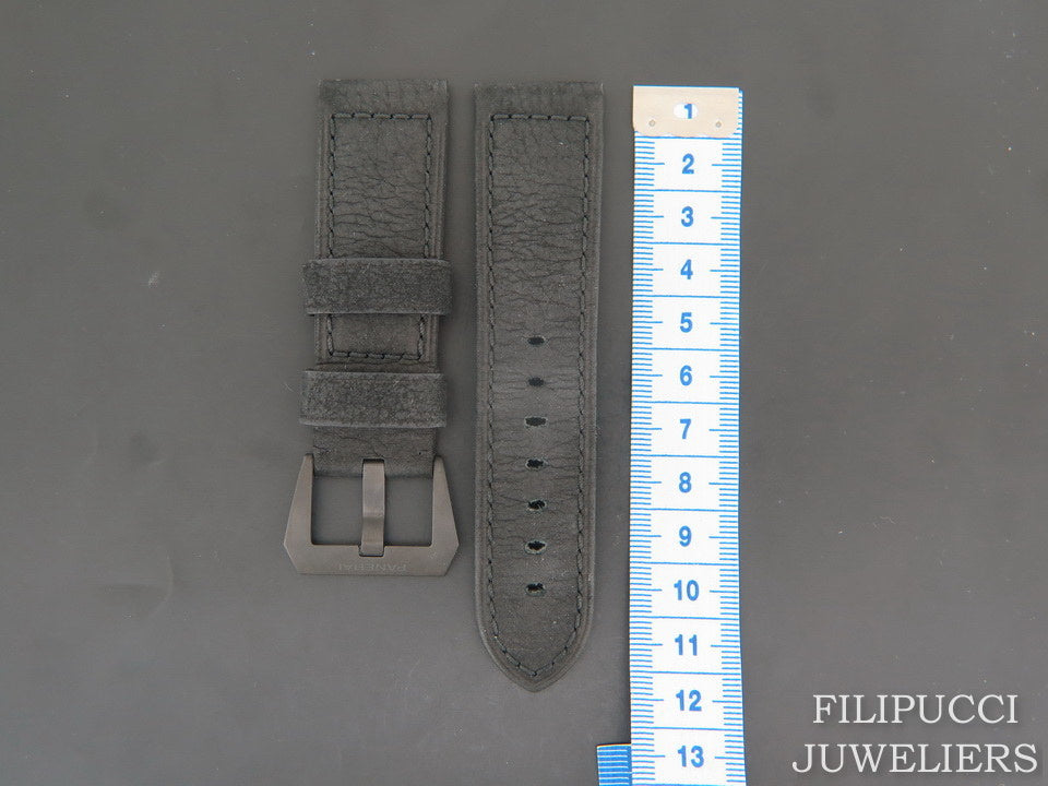 Panerai Calfskin Leather Strap 24 MM with ceramic buckle (1)