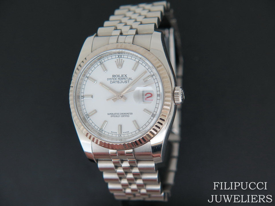 Rolex Datejust 116234  White Dial (1)