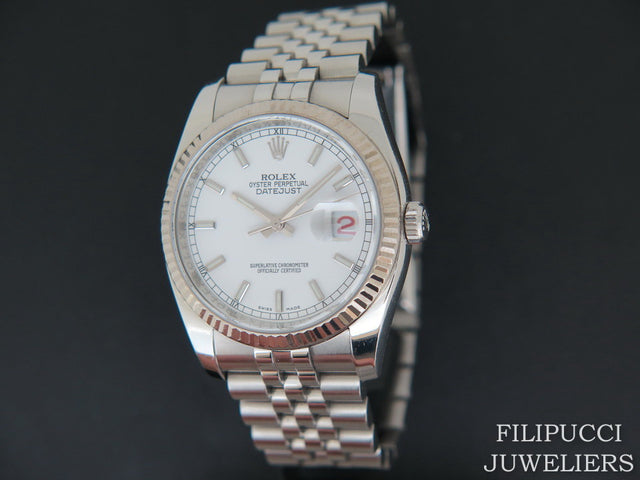 Rolex Datejust White Dial