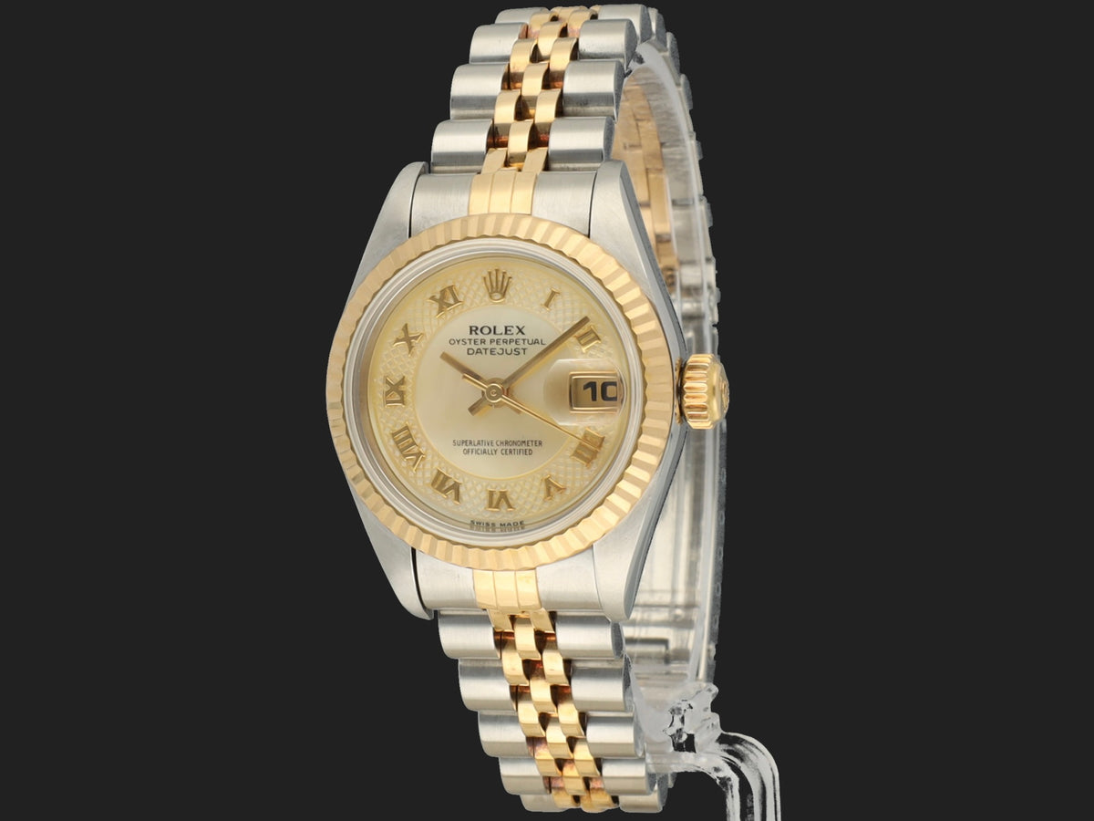 Rolex Lady-Datejust 26 MOP Roman Dial 69173 (1)