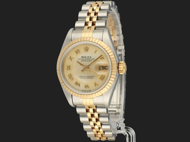 Rolex Lady-Datejust 26 MOP Roman Dial