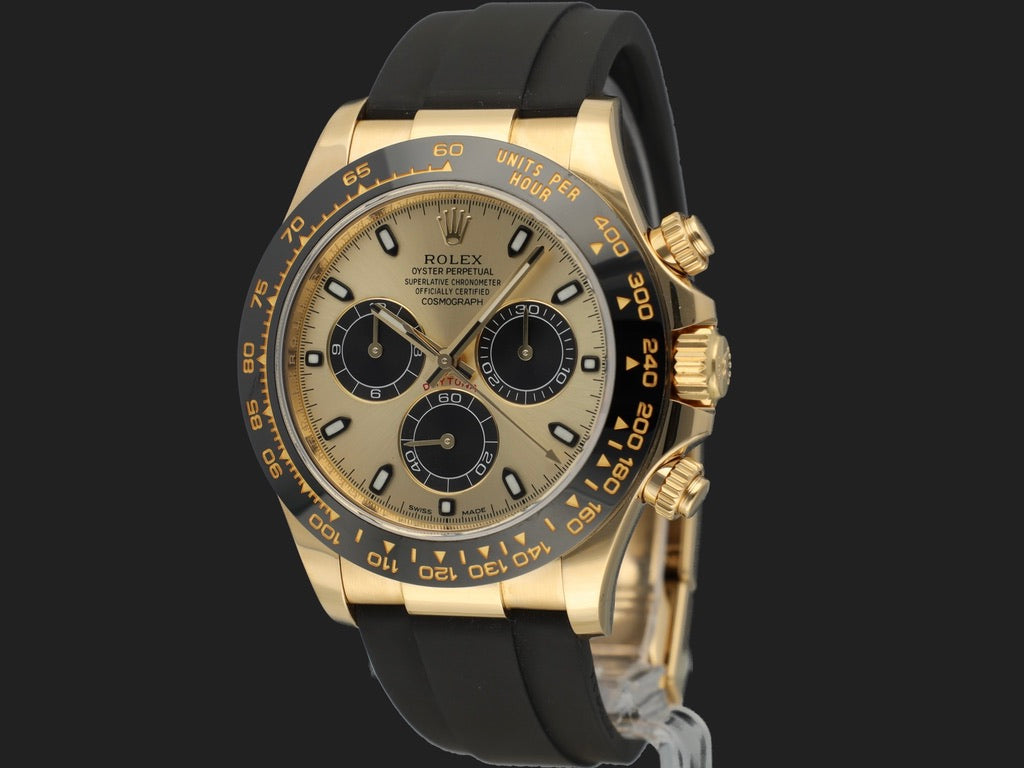 Rolex Daytona Yellow Gold Champagne Dial 116518LN (1)