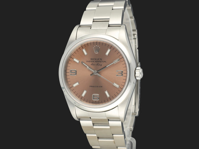 Rolex Air-King 34 Pink Dial 14000