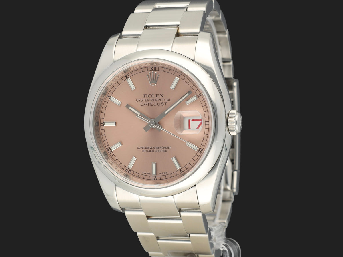 Rolex Datejust Pink Dial 116200 (1)