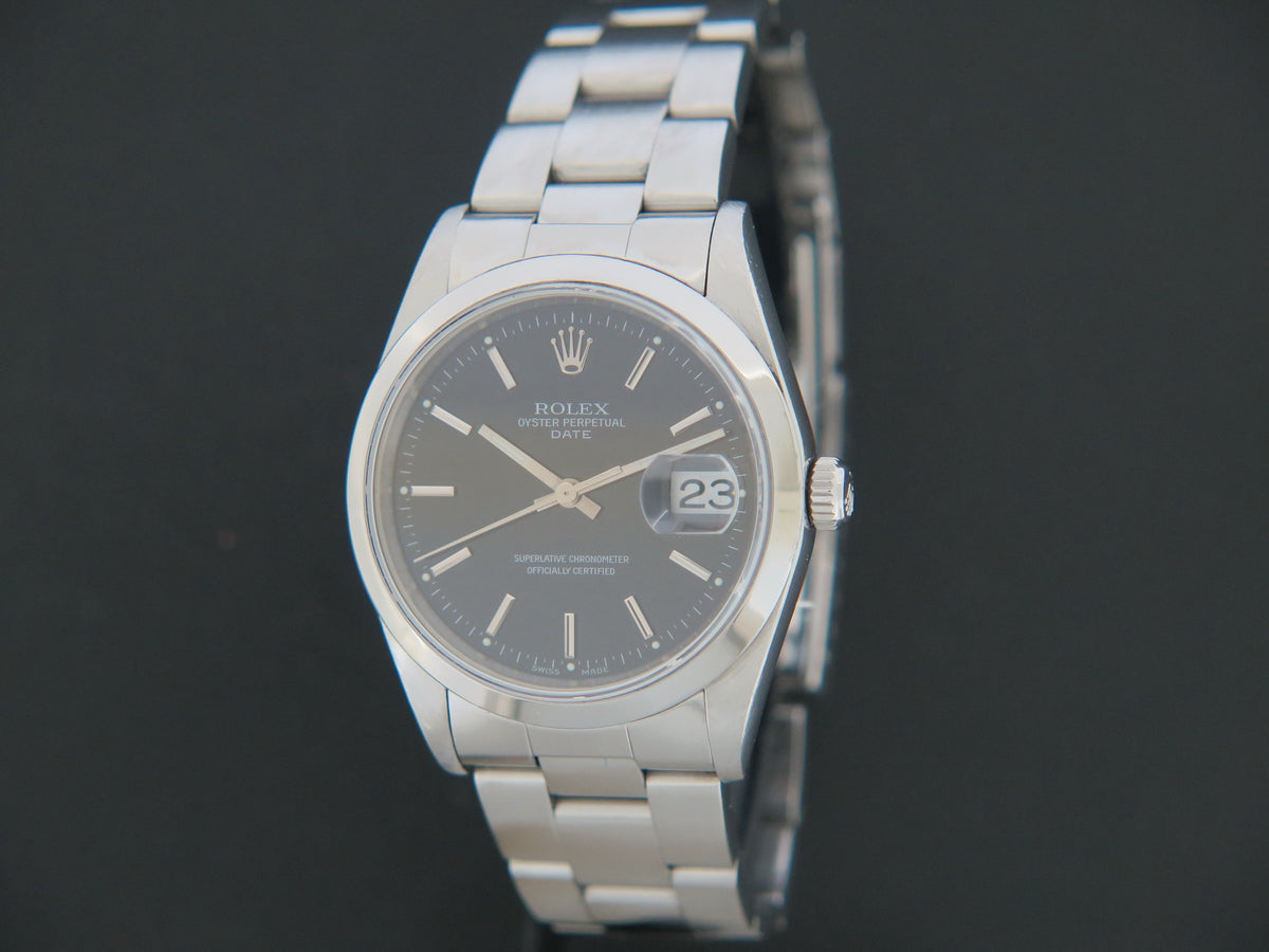 Rolex Date Black Dial 15200 (1)