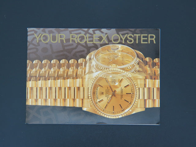 Rolex Oyster Booklet English