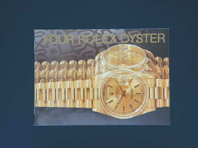 Rolex Oyster Booklet English