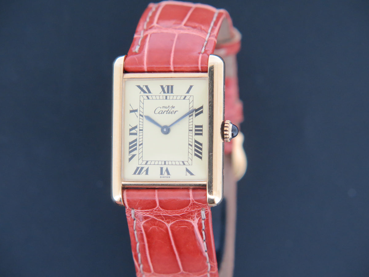 Cartier Tank Must de Cartier Vermeil LM 189168  (1)