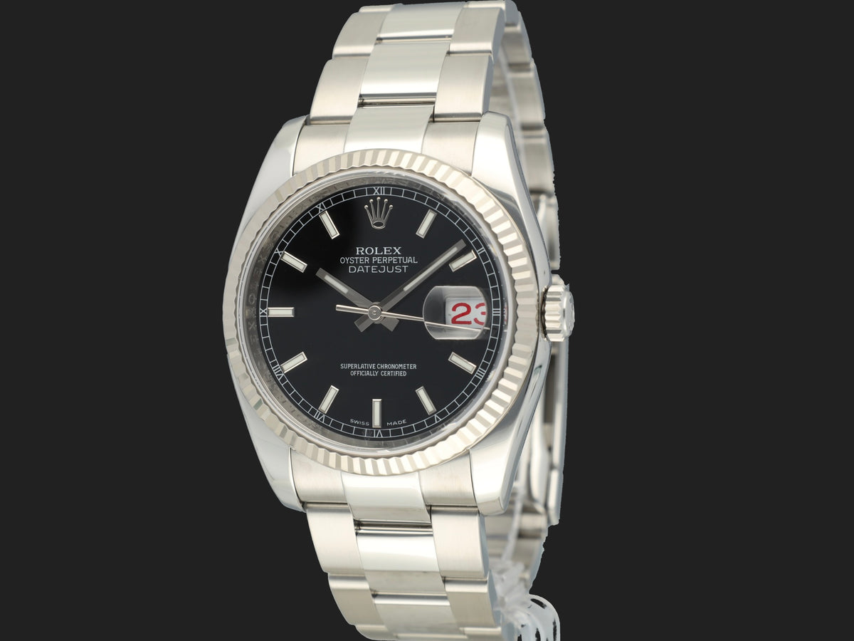 Rolex Datejust Black Dial 116234  (1)