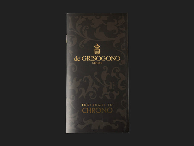 De Grisogono Instrumento Chrono Booklet