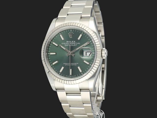 Rolex Datejust 36 Mint Green Dial 126234