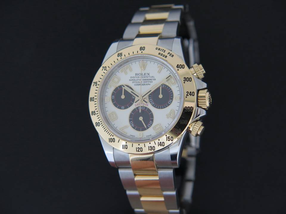 Rolex Oyster Perpetual Cosmograph Daytona Gold/Steel Panda Dial (1)