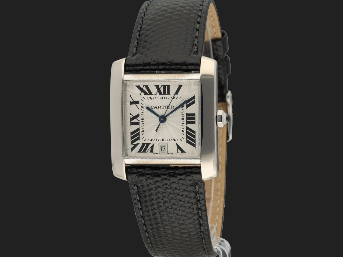 Cartier Tank Francaise GM White Gold Automatic 2366 (1)