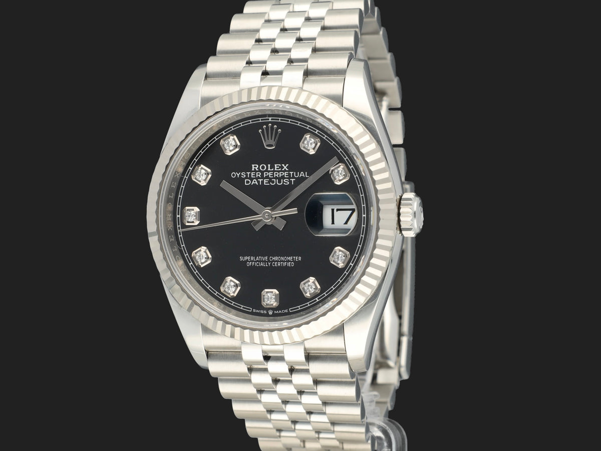 Rolex Datejust Black Diamond Dial 126234 (1)