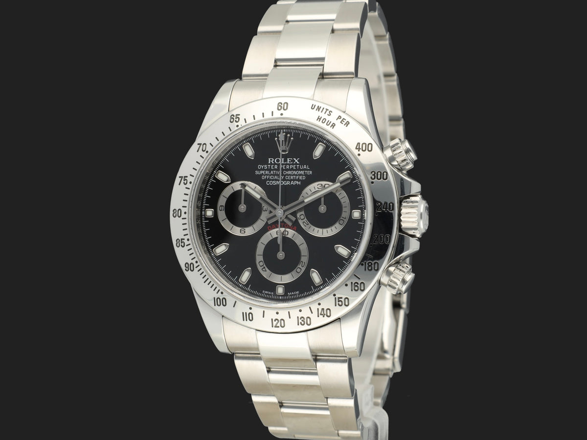 Rolex Daytona Black Dial Chromalight 'APH' Dial 116520 (1)