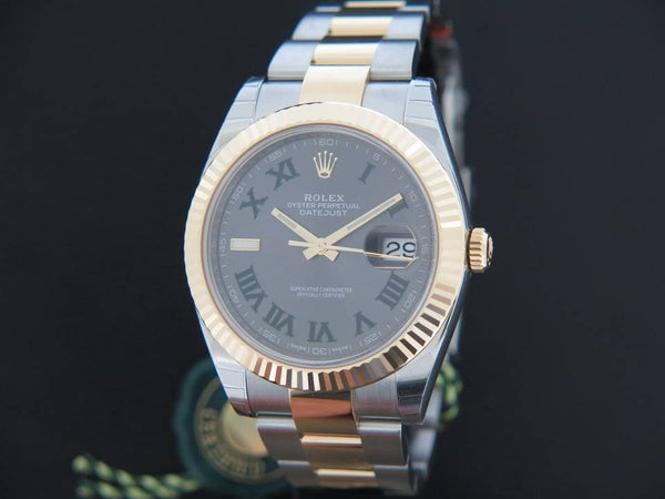Rolex Datejust 41 Gold/Steel Slate Dial