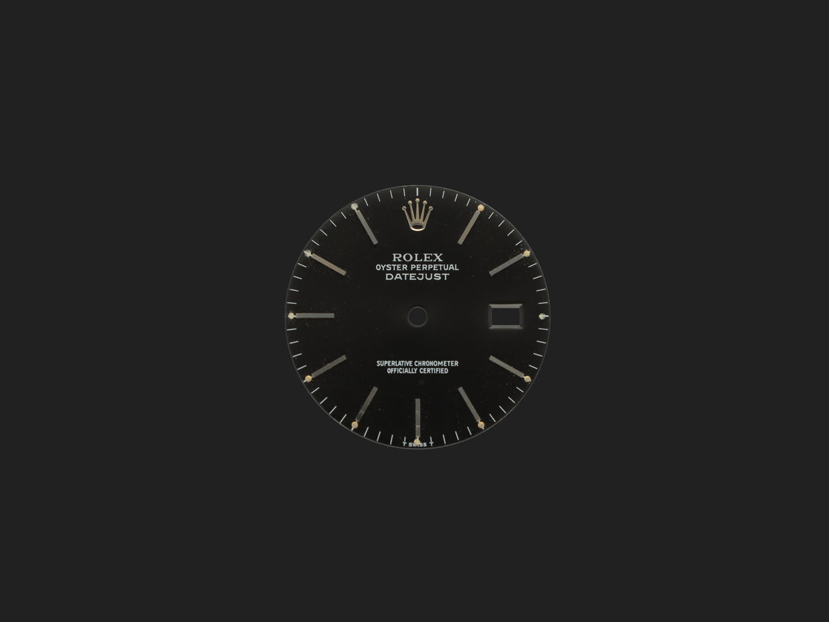 Rolex Datejust Black Stick Dial 16014/16234 (1)