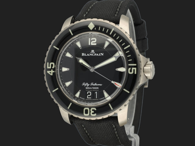 Blancpain Fifty Fathoms Grande Date 45MM Titanium 5050-12B30-B52A  12B30 B52A 5050