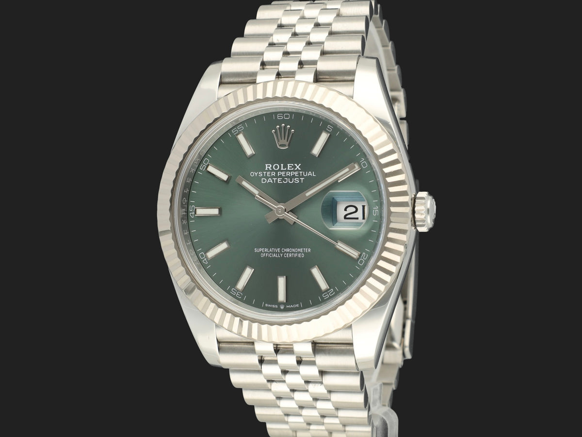 Rolex Datejust 41 Mint Green Dial 126334 (1)