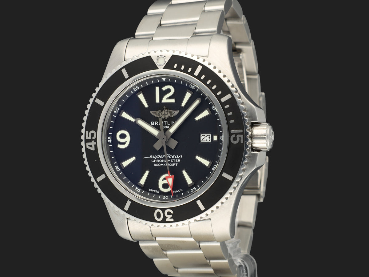 Breitling Superocean Automatic 44 Black Dial A17367D71B1A1 (1)