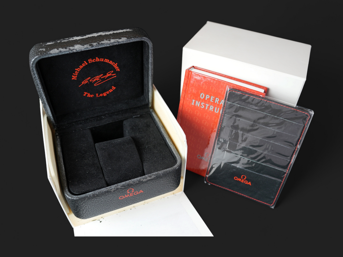 Omega Speedmaster Schumacher Box Set    (1)