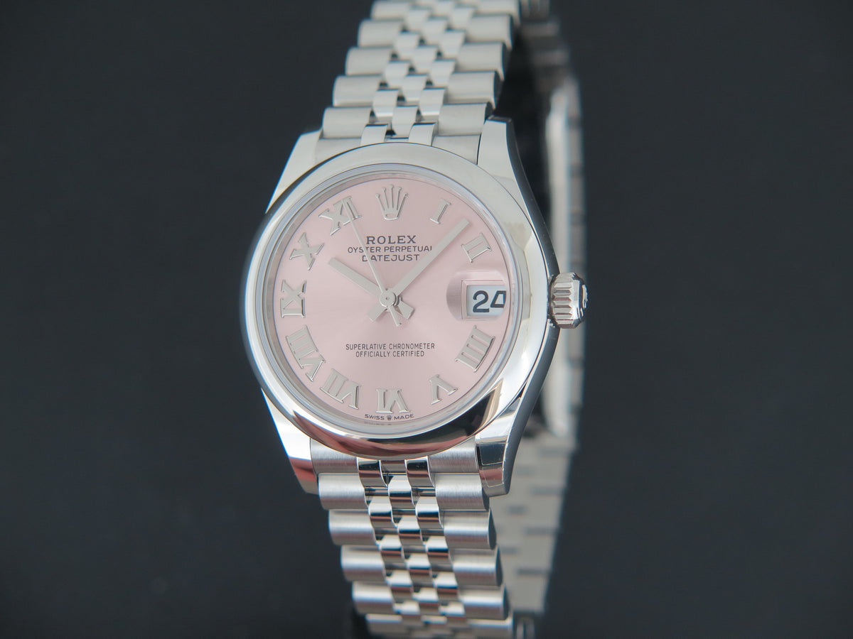 Rolex Datejust 31 Pink Roman Dial 278240 NEW (1)