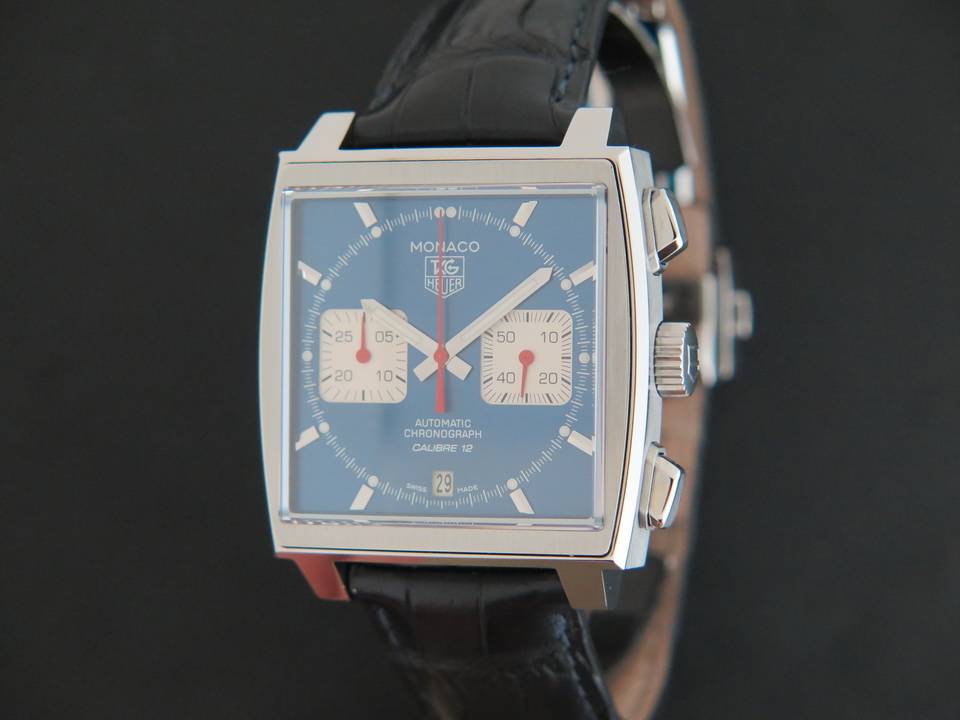 Tag Heuer Monaco "Steve McQueen" Blue Dial CAW2111-0 (1)