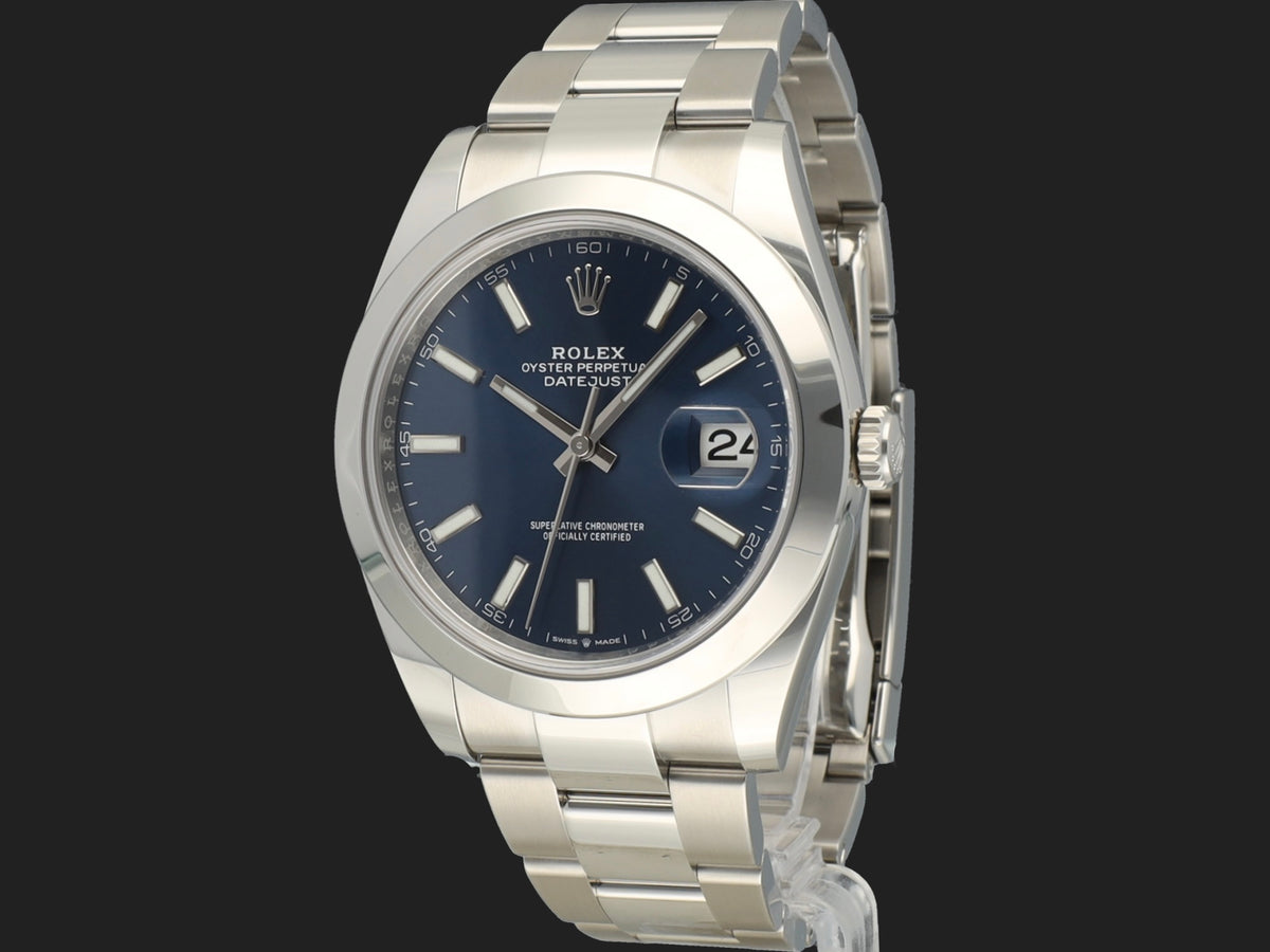 Rolex Datejust 41 Blue Dial 126300 NEW (1)