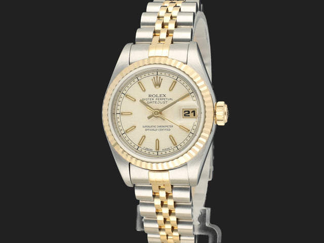 Rolex Lady-Datejust 26 Gold/Steel Computer Dial 69173